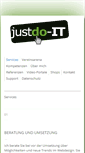 Mobile Screenshot of justdo-it.de