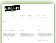 Tablet Screenshot of justdo-it.de